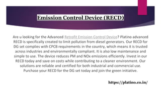 Emission control device (RECD) Platino Automotive | PDF