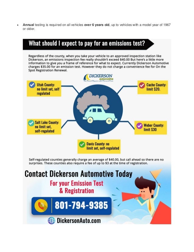 Emissions Test Utah >> Emissions Testing Amp Registration Renewal In Utah Emissions Test Utah >> Emissions Testing Amp Registration Renewal In Utah