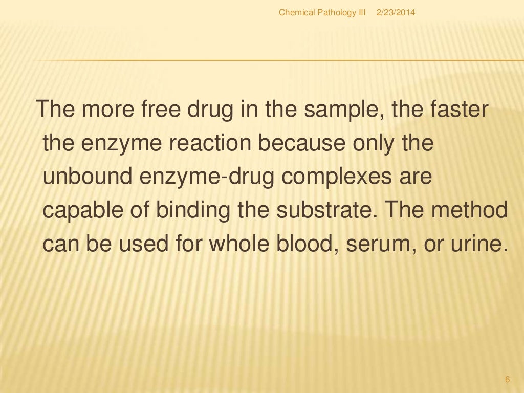 Emit enzymemultiplied immunoassay technique