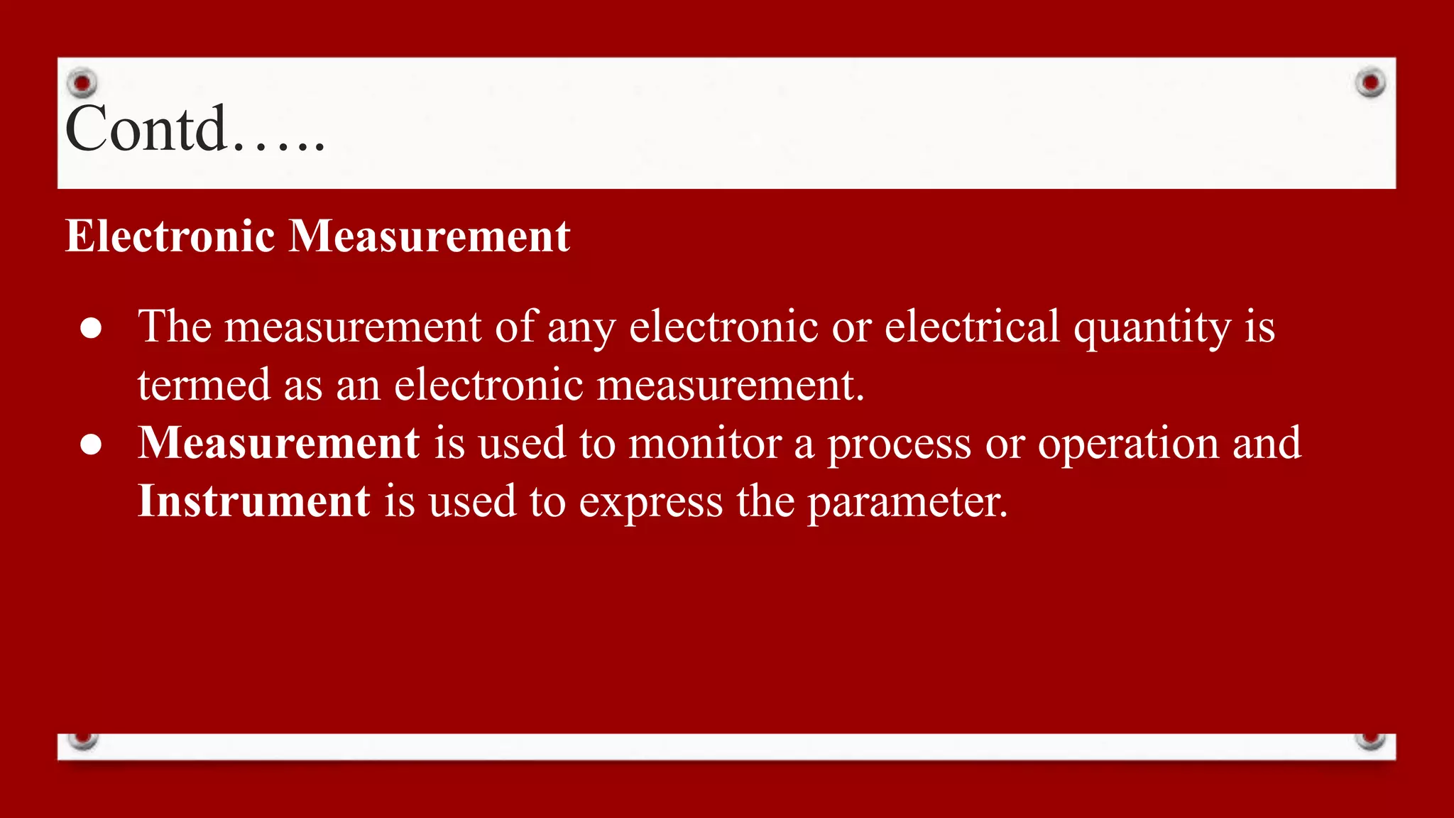 Electronic Measurements and Instrumentation | PDF