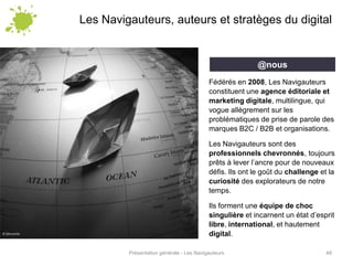 Les Navigauteurs - Votre stratégie de contenus - 9 avril 2014