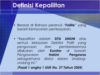 EMLI Training-Hak Pemegang Jaminan dalam Kepailitan dan Pembubaran-Presented By: Rizky Dwinanto, S.H., M.H.