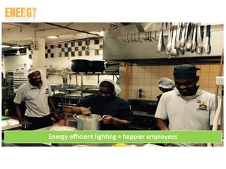 Energy efficient lighting = happier employees
 