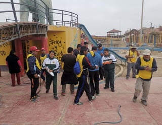 EML Tacna realizas trabajos de limpieza en coordinación con Barrio Seguro