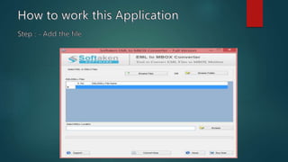 EML to MBOX Converter | PPTX