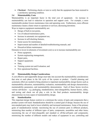 System Reliability Engineering And Plant Maintenance | PDF