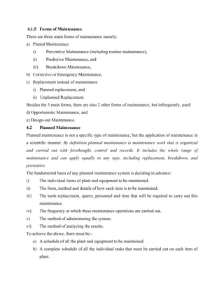 System Reliability Engineering And Plant Maintenance | PDF
