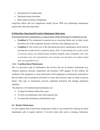 System Reliability Engineering And Plant Maintenance | PDF