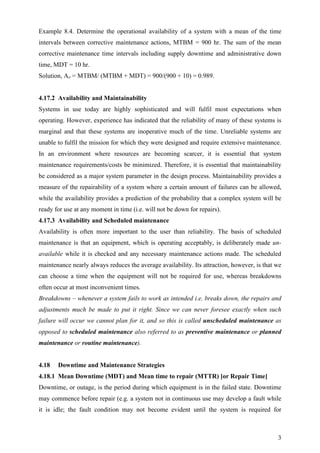 System Reliability Engineering And Plant Maintenance | PDF
