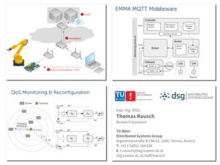 EMMA: Distributed QoS-Aware MQTT Middleware for Edge Computing Applications Slide 24
