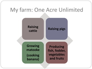 Livestock and household-level economic development: An example from Uganda