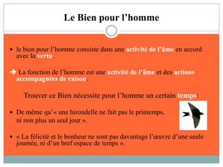 - II -Le Souverain Bien de l’homme