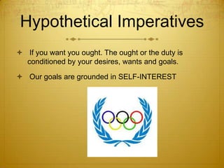 Emmanuel Kant Ethics