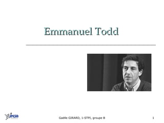 Emmanuel Todd 
