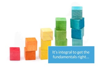 5
@emma_travo #CampDigital
It’s integral to get the
fundamentals right…
 