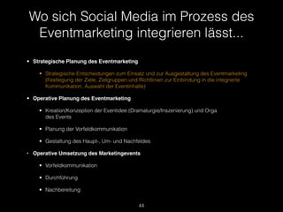Social Event Marketing (Andre Jontza)