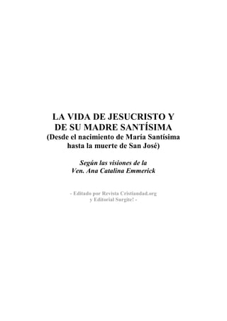 Vision De Ana Catalina Emmerick
