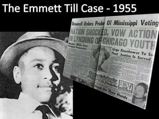 The Emmett Till Case - 1955 