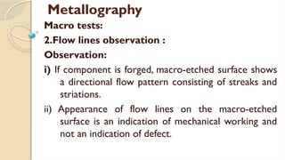Comprehensive Guide to Non-Destructive Testing and Metallography ...