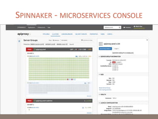 SPINNAKER - MICROSERVICES CONSOLE
 