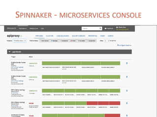 SPINNAKER - MICROSERVICES CONSOLE
 