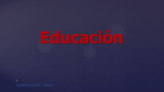 Educación
 