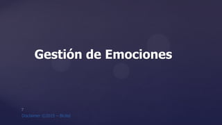 Gestión de Emociones
 