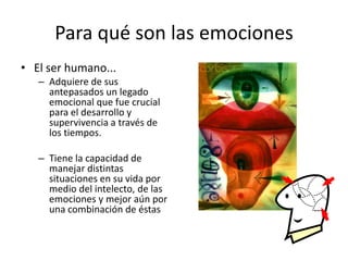 Emociones, Pasiones, Sentimientos