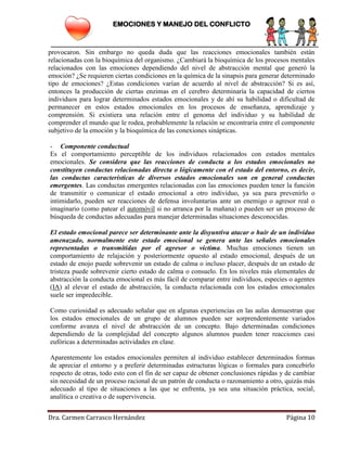 Emociones y resolucion de conflictos | PDF