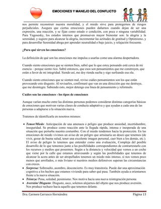 Emociones y resolucion de conflictos | PDF