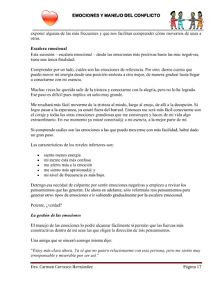 Emociones y resolucion de conflictos | PDF