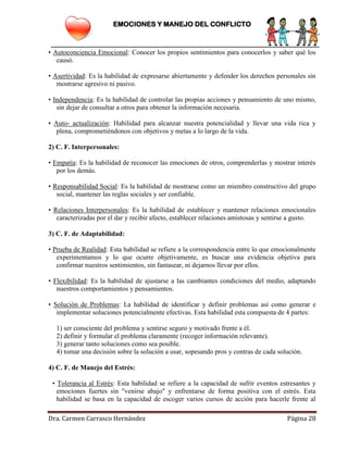 Emociones y resolucion de conflictos | PDF