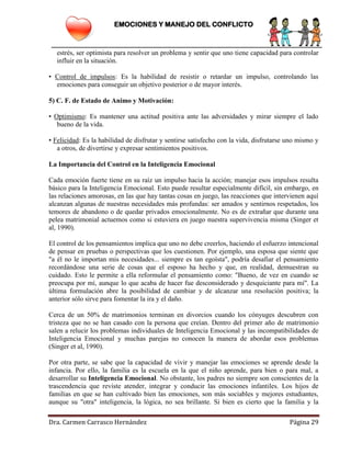 Emociones y resolucion de conflictos | PDF