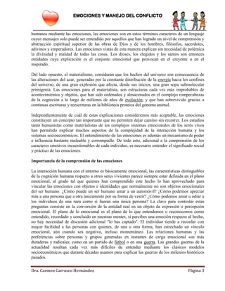Emociones y resolucion de conflictos | PDF
