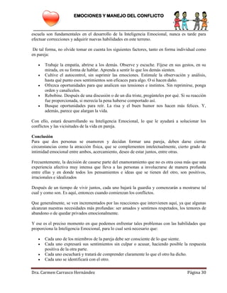 Emociones y resolucion de conflictos | PDF