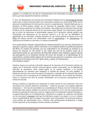 Emociones y resolucion de conflictos | PDF