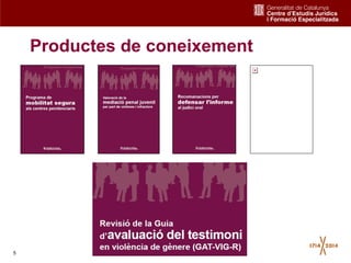 5
Productes de coneixement
 