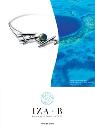 IZA.B / logo
www.iza-b.com
Collier «Savane» N°3
Argent, Diamants et Perle de Tahiti
Design by IZA.B
 