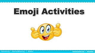 dbenner.org | dbenner@tcea.org | @diben
 