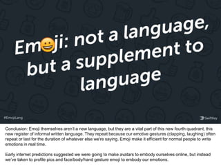 The Linguistic Secrets Found in Billions of Emoji - SXSW 2016 presentation  Slide 46