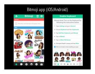 Bitmoji app (iOS/Android)
 