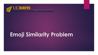 Emoji Similarity Problem
 