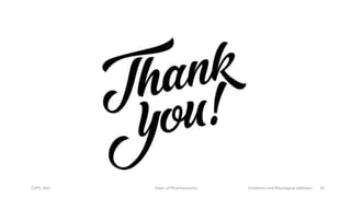 COPS, DSU Dept. of Pharmaceutics Emolients and Rheological additives 23
 