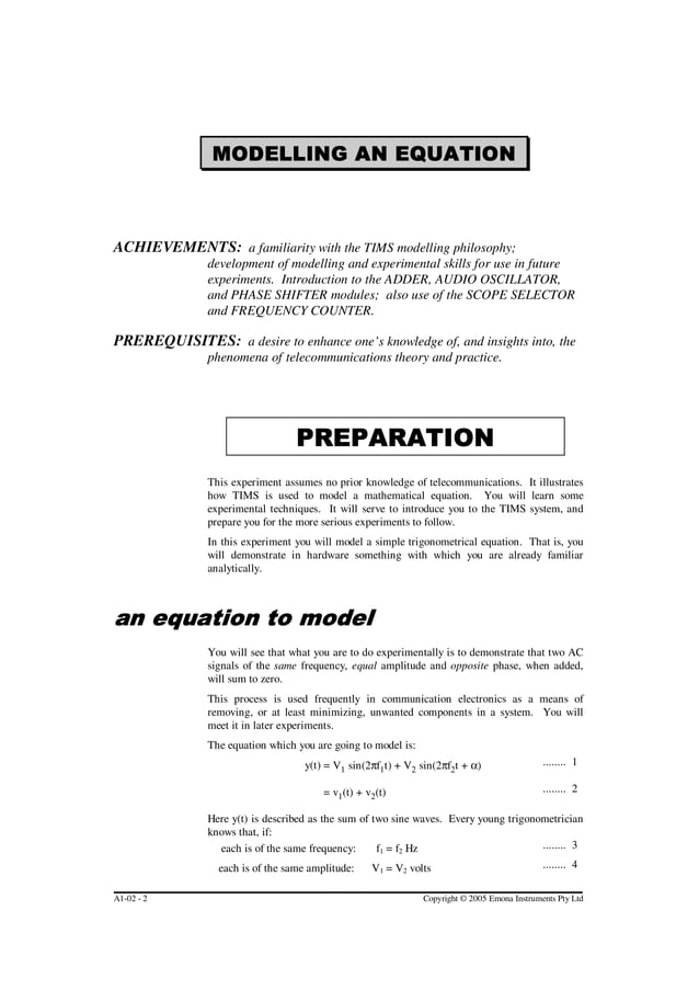 Emona tims-analog-communication-part1 2 | PDF | Digital Audio ...