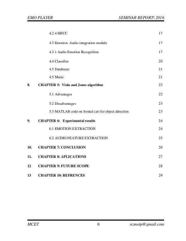 Emotion based music player