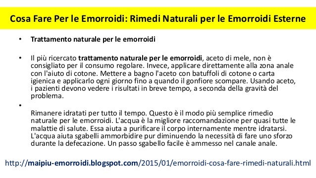 Risposte su cura di emorroidi durante gravidanza