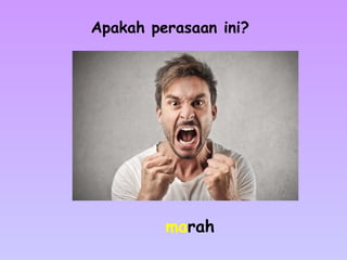 marah
Apakah perasaan ini?
 