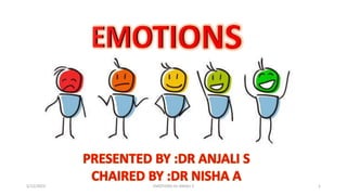 5/12/2023 EMOTIONS-Dr ANJALI S 1
 