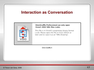 Interaction as Conversation Omni Graffle 4 