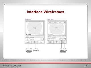 Interface Wireframes 